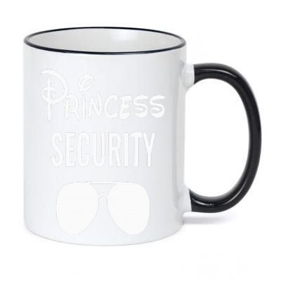 Princess Security Team Big Brother Announcement Birthday 11oz Black Color Changing Mug