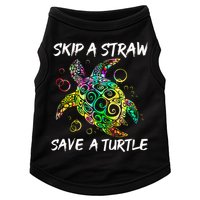 Psychedelic Sea Turtle Gift Skip A Straw Save A Turtle Gift Doggie Tank