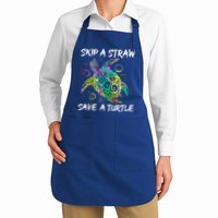 Psychedelic Sea Turtle Gift Skip A Straw Save A Turtle Gift Apron