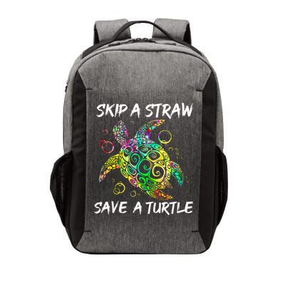 Psychedelic Sea Turtle Gift Skip A Straw Save A Turtle Gift Vector Backpack