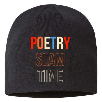 Poetry Slam Time Poet Poem Sustainable Beanie