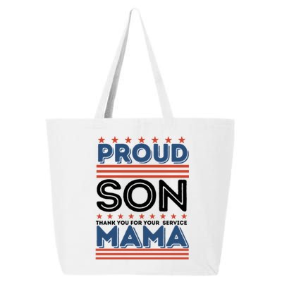 Proud Son Thank You For Your Service Mama Mom Mother Gift 25L Jumbo Tote