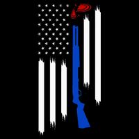 Patriotic Skeet Trap Clay Pigeon Shotgun Shooting T-Shirt