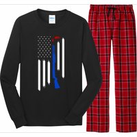 Patriotic Skeet Trap Clay Pigeon Shotgun Shooting Long Sleeve Pajama Set