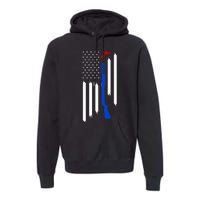 Patriotic Skeet Trap Clay Pigeon Shotgun Shooting Premium Hoodie