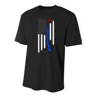 Patriotic Skeet Trap Clay Pigeon Shotgun Shooting Youth Performance Sprint T-Shirt