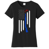 Patriotic Skeet Trap Clay Pigeon Shotgun Shooting Women's T-Shirt