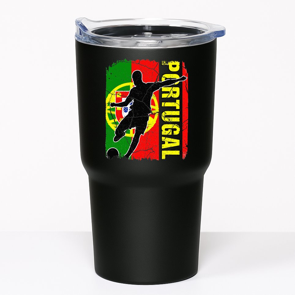 Portugal Soccer Team Portuguese Flag Jersey Tumbler