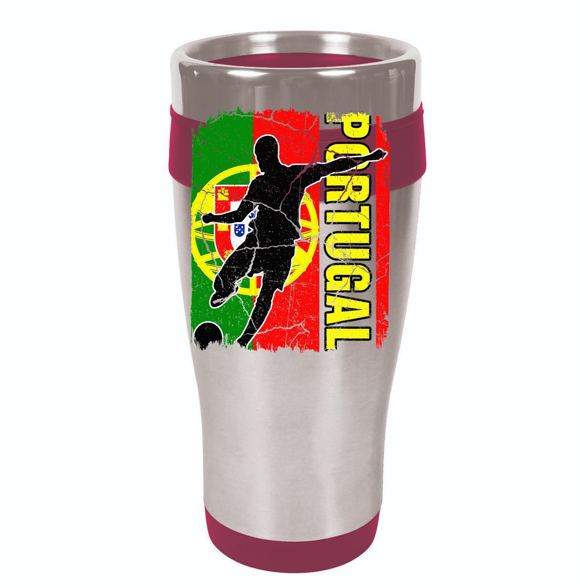 Portugal Soccer Team Portuguese Flag Jersey Cropped Pullover Crew