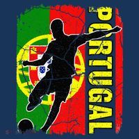 Portugal Soccer Team Portuguese Flag Jersey Tall T-Shirt