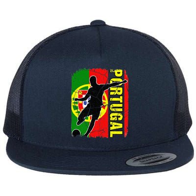 Portugal Soccer Team Portuguese Flag Jersey Flatbill Hat