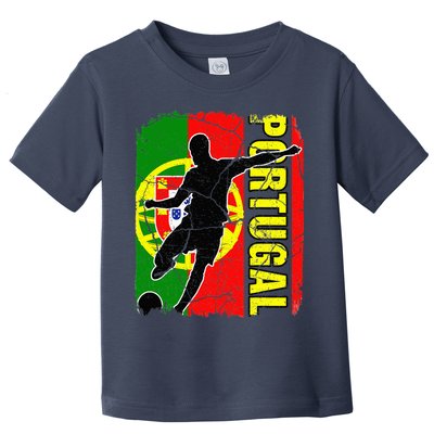 Portugal Soccer Team Portuguese Flag Jersey Toddler T-Shirt