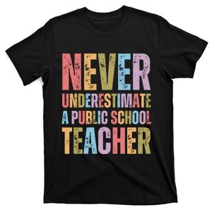 Public School Teacher Harris Walz 2024 T-Shirt