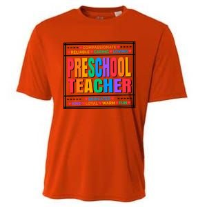 Pre School Teacher Gift Cooling Performance Crew T-Shirt