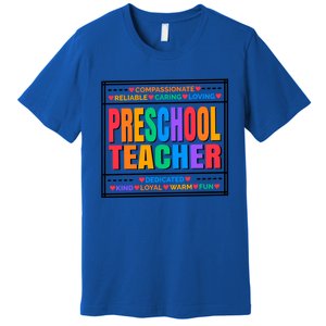 Pre School Teacher Gift Premium T-Shirt