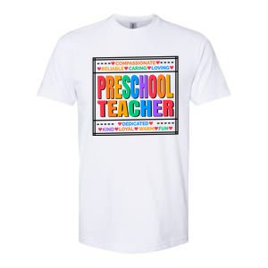 Pre School Teacher Gift Softstyle CVC T-Shirt