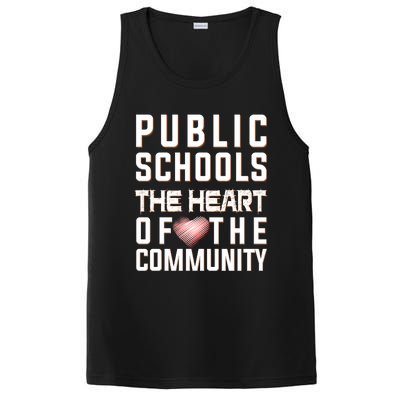 Public Schools The Heart Of The Community PosiCharge Competitor Tank