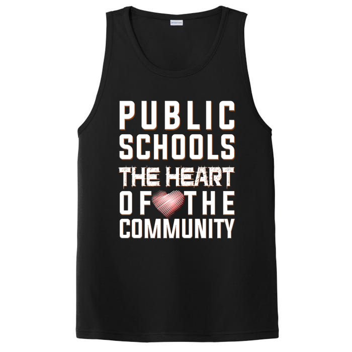 Public Schools The Heart Of The Community PosiCharge Competitor Tank