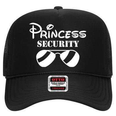 Princess Security Team Big Brothers Announcements Matching High Crown Mesh Back Trucker Hat