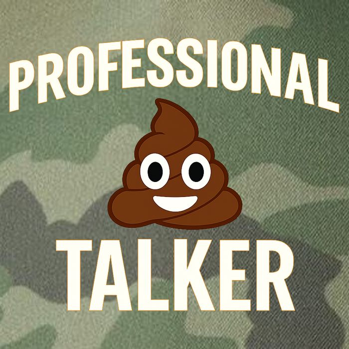Professional Shit Talker Funny Joke Slogan Legacy Tie Dye Trucker Hat
