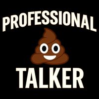 Professional Shit Talker Funny Joke Slogan Impact Tech Backpack