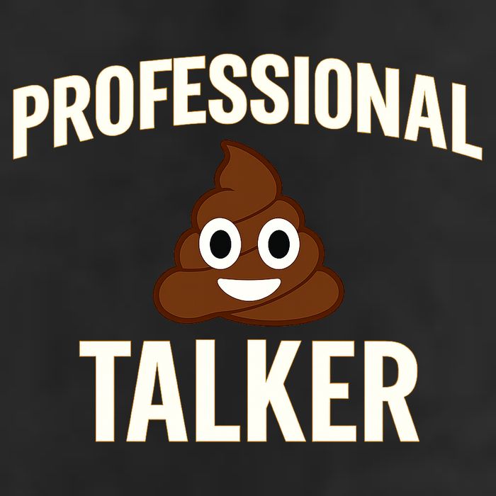 Professional Shit Talker Funny Joke Slogan Golf Towel