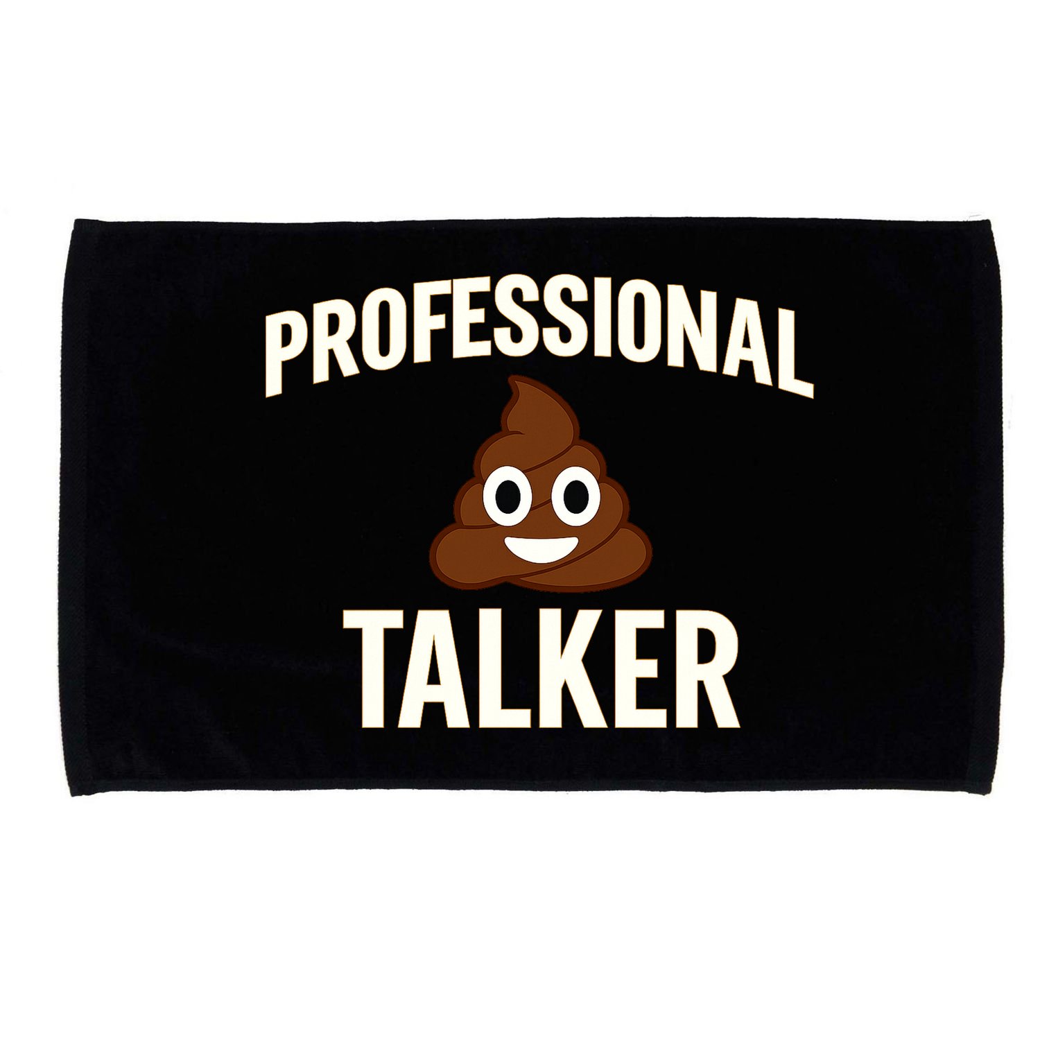Professional Shit Talker Funny Joke Slogan Microfiber Hand Towel
