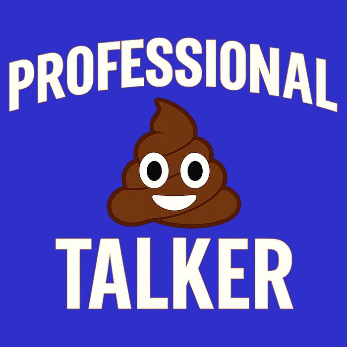 Professional Shit Talker Funny Joke Slogan Long Sleeve Shirt