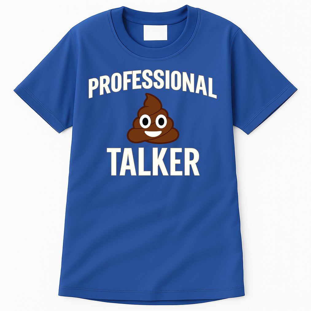 Professional Shit Talker Funny Joke Slogan Tall T-Shirt