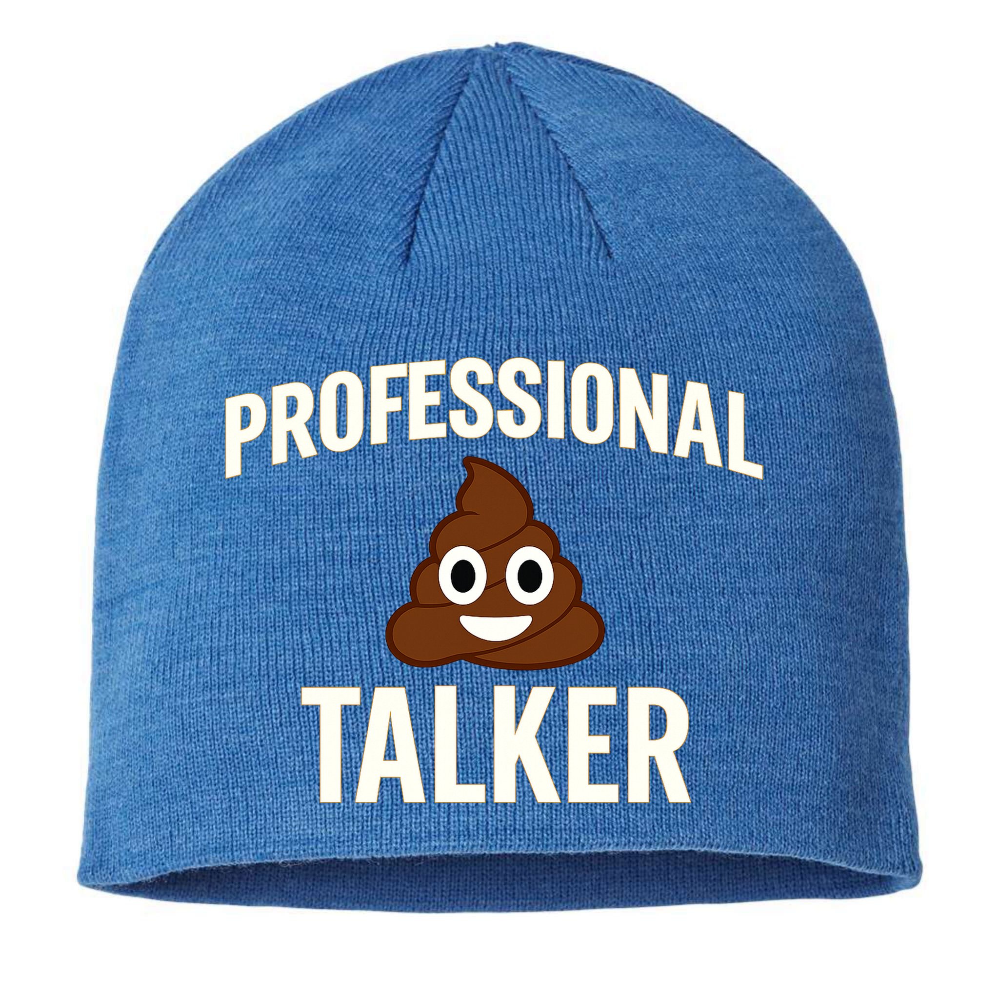 Professional Shit Talker Funny Joke Slogan Sustainable Beanie