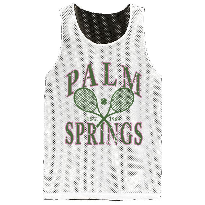 Palm Springs Tennis Mesh Reversible Basketball Jersey Tank