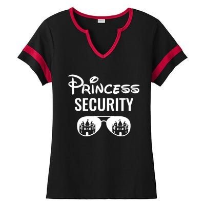 Princess Security Team Big Brother Announcement Birthday Ladies Halftime Notch Neck Tee