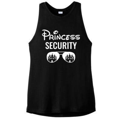 Princess Security Team Big Brother Announcement Birthday Ladies PosiCharge Tri-Blend Wicking Tank