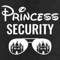 Princess Security Team Big Brother Announcement Birthday 7 Panel Mesh Trucker Snapback Hat
