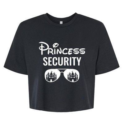 Princess Security Team Big Brother Announcement Birthday Bella+Canvas Jersey Crop Tee