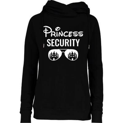 Princess Security Team Big Brother Announcement Birthday Womens Funnel Neck Pullover Hood