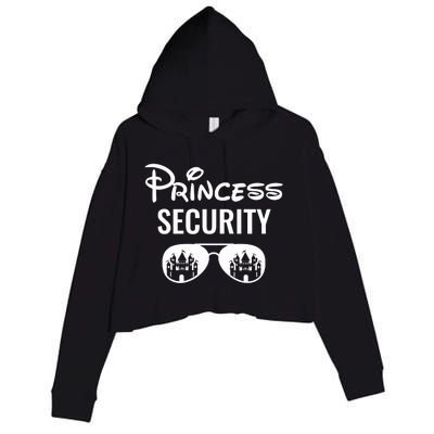 Princess Security Team Big Brother Announcement Birthday Crop Fleece Hoodie