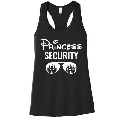 Princess Security Team Big Brother Announcement Birthday Women's Racerback Tank