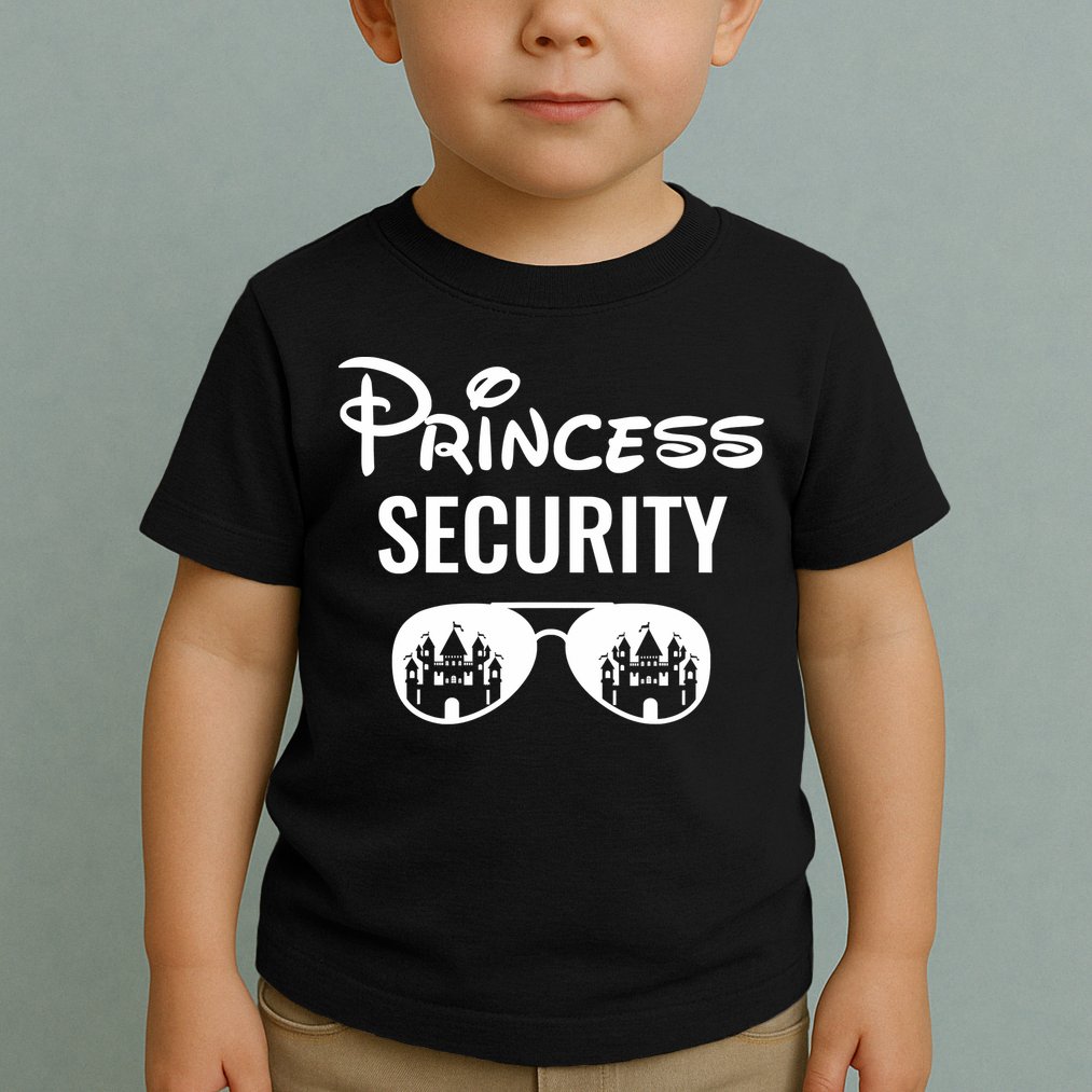 Princess Security Team Big Brother Announcement Birthday Toddler T-Shirt