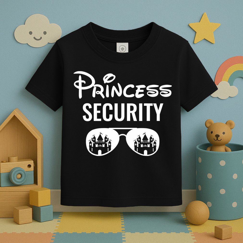 Princess Security Team Big Brother Announcement Birthday Toddler T-Shirt