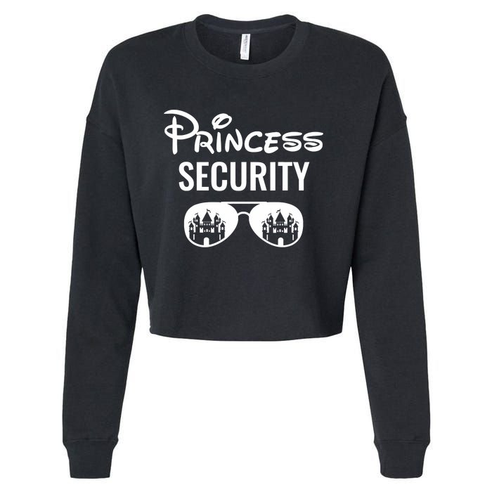 Princess Security Team Big Brother Announcement Birthday Cropped Pullover Crew