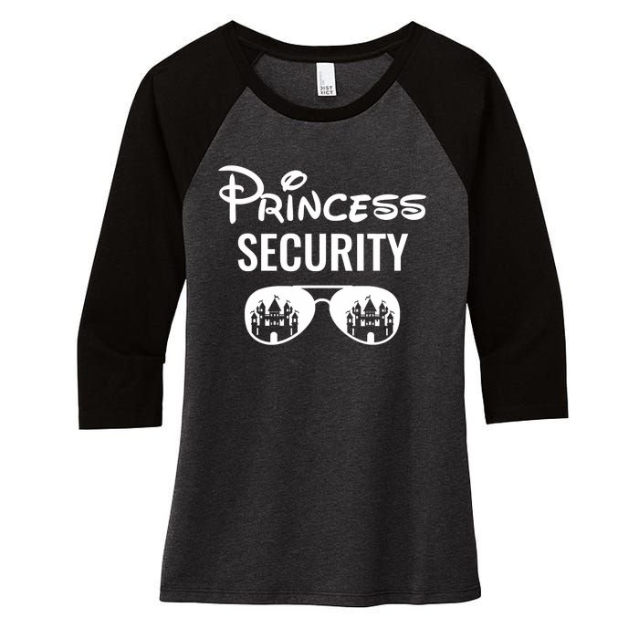 Princess Security Team Big Brother Announcement Birthday Women's Tri-Blend 3/4-Sleeve Raglan Shirt