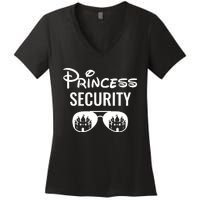 Princess Security Team Big Brother Announcement Birthday Women's V-Neck T-Shirt