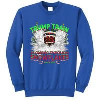 Plow Snowflakes This Christmas And Don A Maga Trump Train 2024 Meaningful Gift Sweatshirt