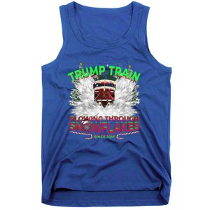 Plow Snowflakes This Christmas And Don A Maga Trump Train 2024 Meaningful Gift Tank Top