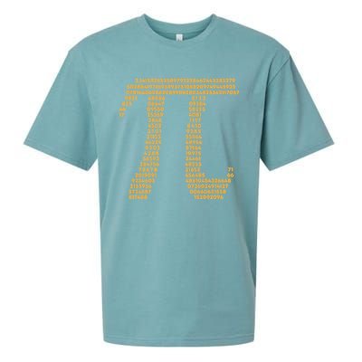 Pi Symbol Typography 3 14 Pi Day Teacher Math Word Art Cute Gift Sueded Cloud Jersey T-Shirt