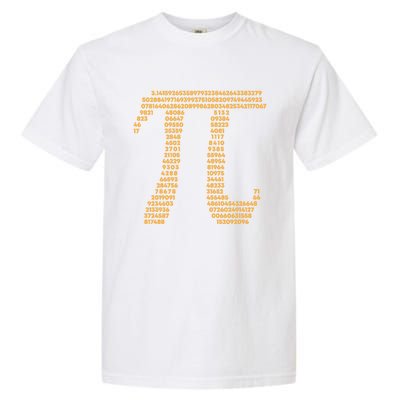 Pi Symbol Typography 3 14 Pi Day Teacher Math Word Art Cute Gift Garment-Dyed Heavyweight T-Shirt