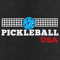 Pickleball Support The Team Pickleball Player USA Flag Garment-Dyed Fleece Hoodie