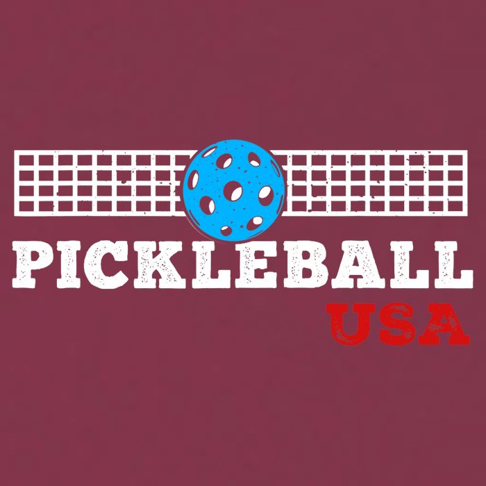 Pickleball Support The Team Pickleball Player USA Flag 16oz Travel Tumbler