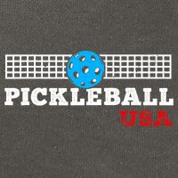 Pickleball Support The Team Pickleball Player USA Flag Cotton Canvas Backpack